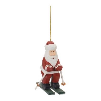 Image showing  Santa on Skis Ornament (Set of 6)