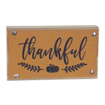 Image showing  Thankful Harvest Sign (Set of 6)