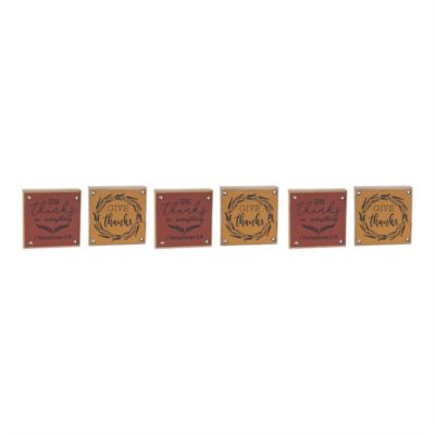 Image showing  Give Thanks Harvest Sign (Set of 6)