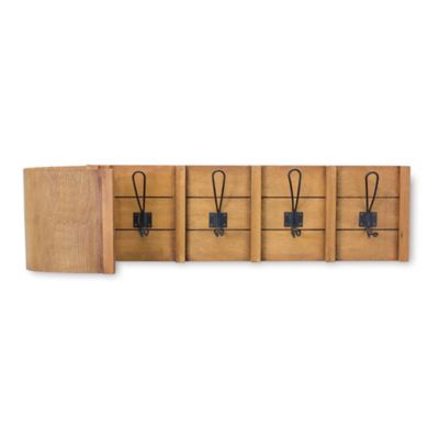 Melrose International Toboggan Wall Decor with Hooks 31 in. L