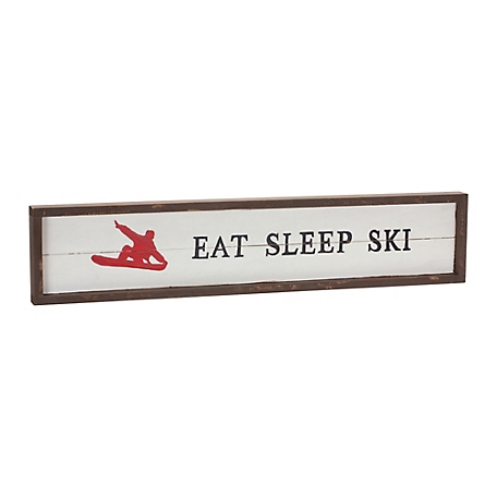 Melrose InternationalEat Sleep Ski Sign 23 in. L