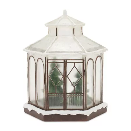 Melrose InternationalLED Winter Gazebo Display 9 in H Christmas Kitchen & Tabletop Decor