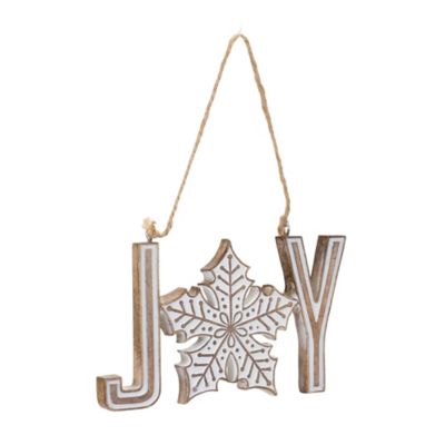 Image showing  Joy Noel Snowflake Ornament (Set of 12)
