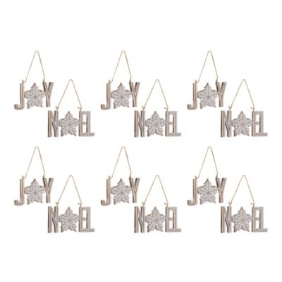 Image showing  Joy Noel Snowflake Ornament (Set of 12)