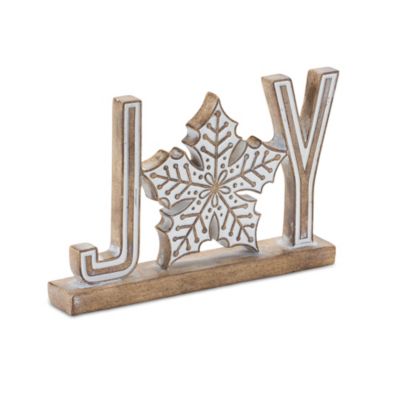 Image showing  Joy and Noel Tabletop Sign (Set of 4)