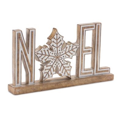 Image showing  Joy and Noel Tabletop Sign (Set of 4)