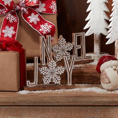 Image showing  Joy and Noel Tabletop Sign (Set of 4)