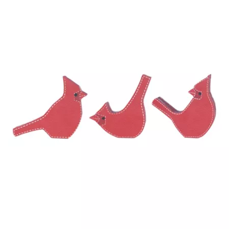 Melrose InternationalCardinal Bird Shelf Guards (Set of 3) Christmas Kitchen & Tabletop Decor