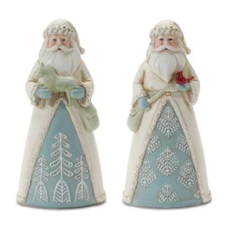 Melrose InternationalWinter Santa Figurine (Set of 6) Christmas Kitchen & Tabletop Decor