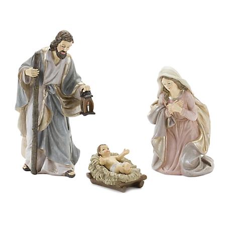 Melrose International Holy Family Nativity Figurines (Set of 3)