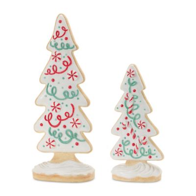 Melrose InternationalGingerbread Holiday Tree (Set of 2)