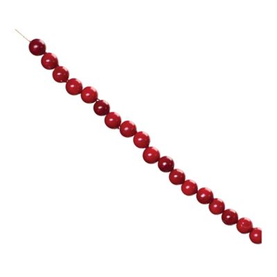 Melrose International Cranberry String Garland (Set of 2)