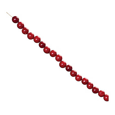 Melrose International Cranberry String Garland (Set of 2)