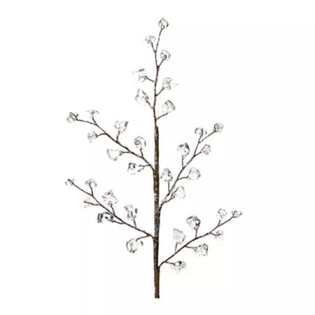 Melrose International Acrylic Ice Branch (Set of 6) Artificial Christmas Plants