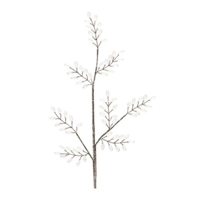 Melrose International Jeweled Ice Branch (Set of 6)