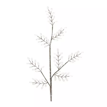 Melrose International Jeweled Ice Branch (Set of 6) Artificial Christmas Plants