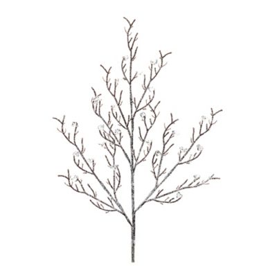 Melrose International Snowy Ice Branch (Set of 12)