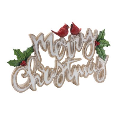 Melrose InternationalMerry Christmas Tabletop Sign (Set of 2)