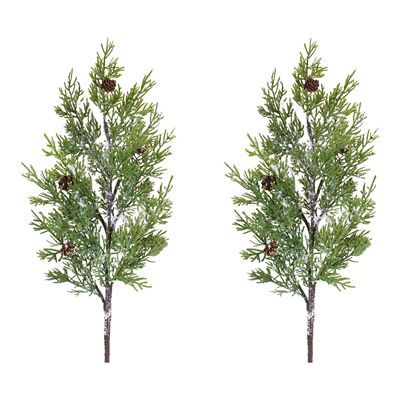 Image showing  Snowy Pine Spray (Set of 2)
