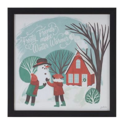 Image showing  Framed Winter Scene Wall Art (Set of 3)