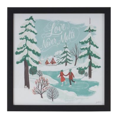 Image showing  Framed Winter Scene Wall Art (Set of 3)