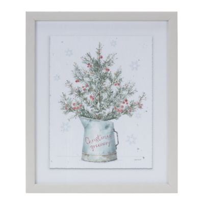 Image showing  Potted Pine Tree Wall Art (Set of 2)