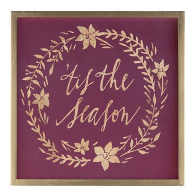 Image showing  Framed Holiday Sentiment Sign, Set of 2