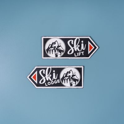 Image showing  Ski Lift Lodge Sign (Set of 6)