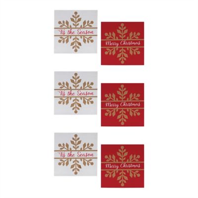 Image showing  Snowflake Sentiment Sign (Set of 6)