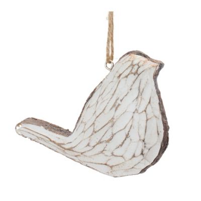 Image showing  Carved Bird Ornament (Set of 12)