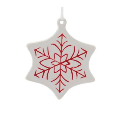 Image showing  Etched Ceramic Tree Ornament (Set of 24)
