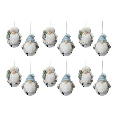Image showing  Gnome Sleigh Bell Ornament (Set of 12)