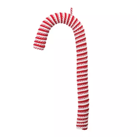 Melrose International Fabric Candy Cane Ornament (Set of 6) Christmas Ornaments & Tree Toppers