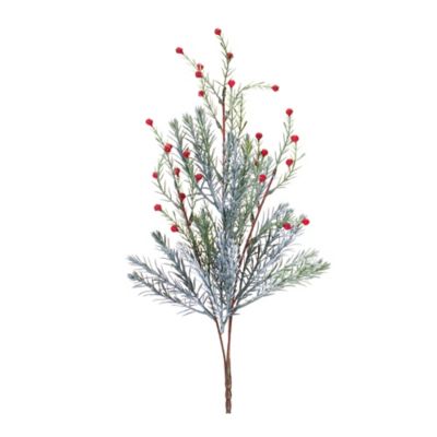 Melrose International Pine Spray (Set of 12), berry