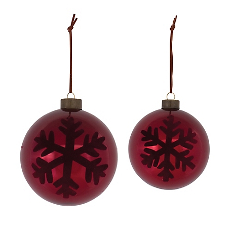 Melrose International Wooden Mini Snowflake Ornament (Set of 18) at Tractor  Supply Co.