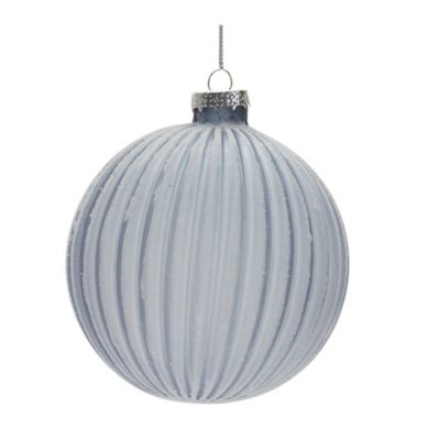 Image showing  Frosted Glass Ball Ornament (Set of 6)