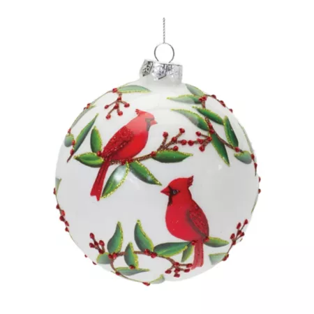 Melrose International Cardinal Bird Ball Ornament (Set of 6) Christmas Ornaments & Tree Toppers