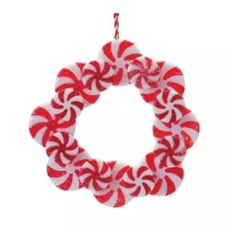 Melrose International Peppermint Candle Ornament (Set of 24) Christmas Ornaments & Tree Toppers