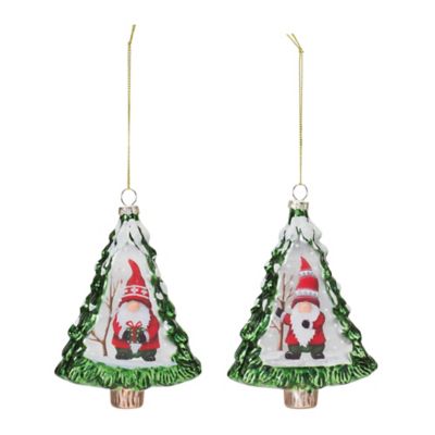 Image showing  Gnome Pine Tree Ornament (Set of 12)