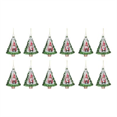 Image showing  Gnome Pine Tree Ornament (Set of 12)