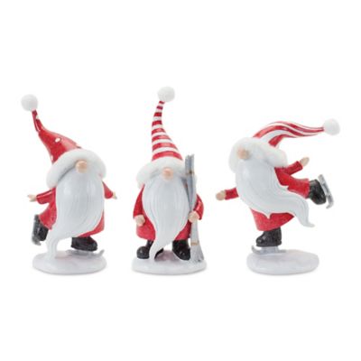 Melrose International Winter Sport Gnome Figurines (Set of 3)