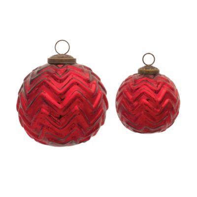 Melrose International Mercury Glass Ball Ornament (Set of 12)