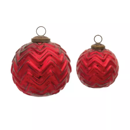 Melrose International Mercury Glass Ball Ornament (Set of 12) Christmas Ornaments & Tree Toppers