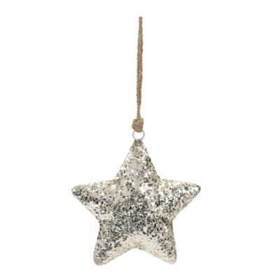 Image showing  Mosaic Metal Star Ornament (Set of 4)