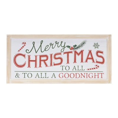 Melrose InternationalWood Merry Christmas Good Night Sign, 30 in.