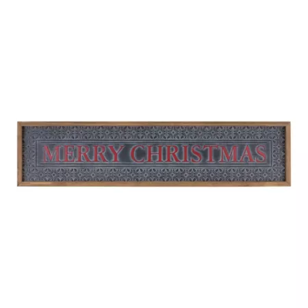 Melrose International Ornate Merry Christmas Sign 34" L Christmas Wall Decor