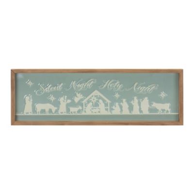 Melrose International Framed Silent Night Sign 20 in. L