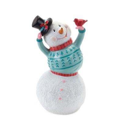 Image showing  Whimsical Snowman Figurine (Set of 2)