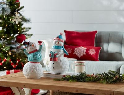Image showing  Whimsical Snowman Figurine (Set of 2)