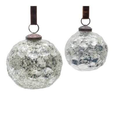 Melrose International Mercury Glass Ball Ornament (Set of 4)